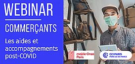 Commerçants : les aides et accompagnements post-COVID | Paris 11e